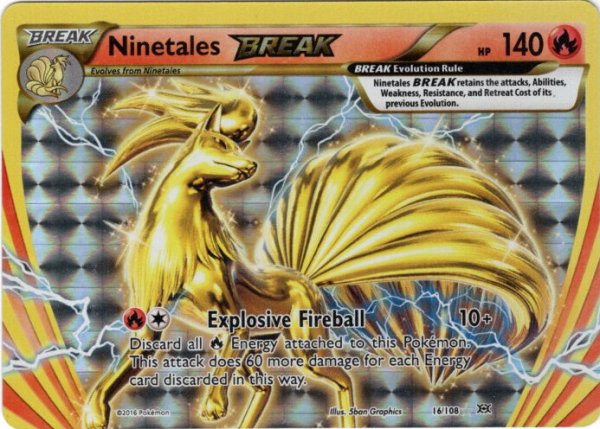 画像1: キュウコン BREAK　海外版 英語版　Ninetales Break - 16/108 - (1)