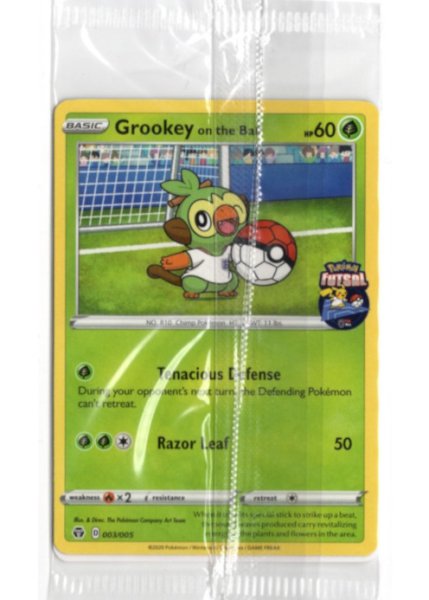 画像1: サルノリ　海外版 英語版　フットサル プロモ　Grookey on the Ball - 003/005 -　未開封 (1)