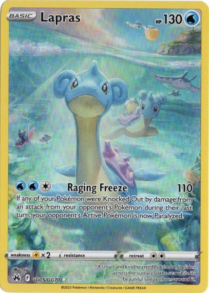 画像1: ラプラス　AR　海外版 英語版　Lapras - GG05/GG70 - (1)