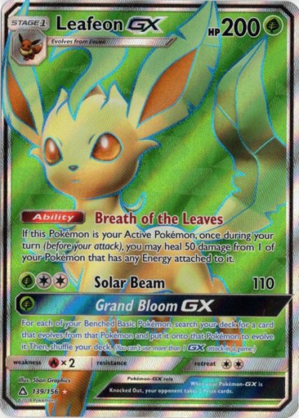 画像1: リーフィアGX　SR　海外版 英語版　Leafeon GX - 139/156 - (1)