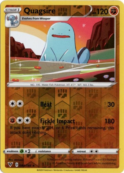 画像1: ヌオー　海外版 英語版　リバホロ　Quagsire - 084/185 - (1)