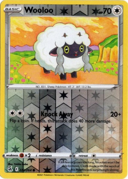 画像1: ウールー　海外版 英語版　リバホロ　Wooloo - 222/264 - (1)