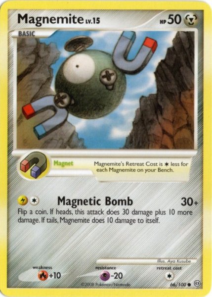 画像1: コイル　海外版 英語版　Magnemite - 66/100 - (1)