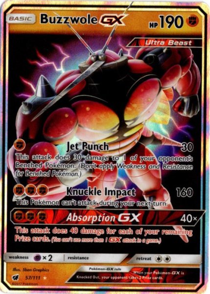 画像1: マッシブーンGX　海外版 英語版　Buzzwole GX - 57/111 - (1)