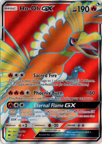 画像1: ホウオウGX　SR　海外版 英語版　Ho-Oh GX - 131/147 - (1)