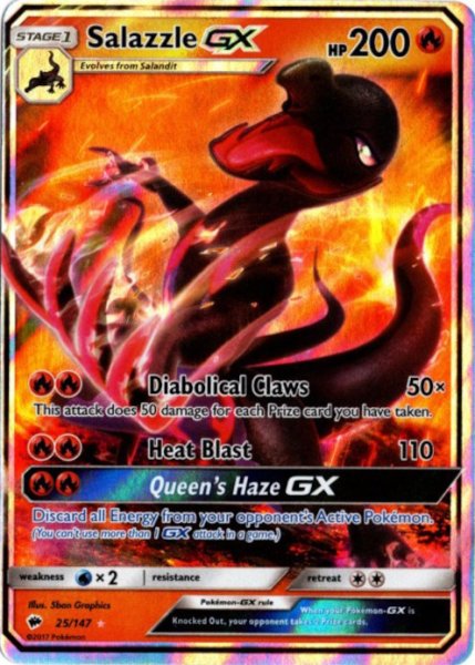 画像1: エンニュートGX　海外版 英語版　Salazzle GX - 25/147 - (1)