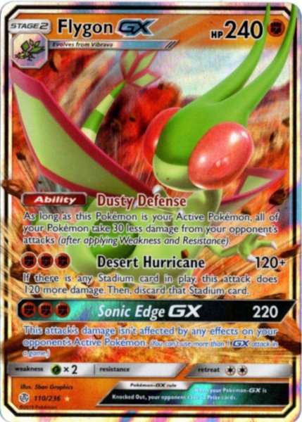 画像1: フライゴンGX　海外版 英語版　Flygon GX - 110/236 - (1)