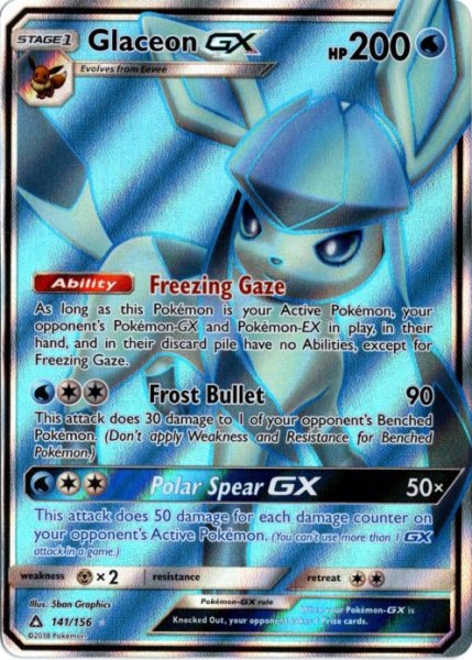 画像1: グレイシアGX　SR　海外版 英語版　Glaceon GX - 141/156 - (1)