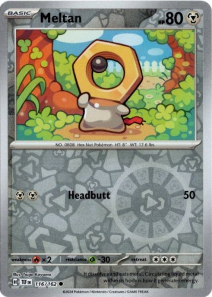 画像1: メルタン　海外版 英語版　リバホロ　Meltan - 116/162 - (1)