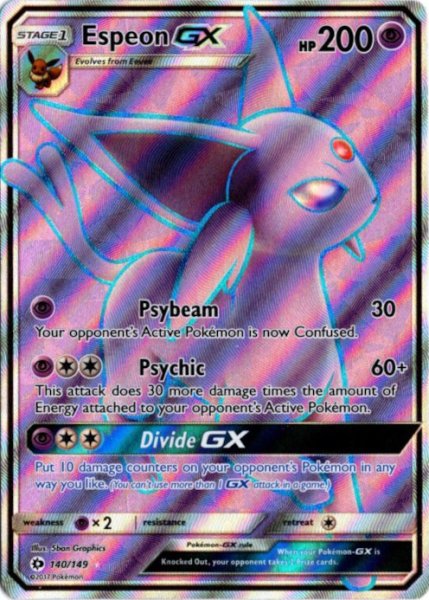 画像1: エーフィGX　SR　海外版 英語版　Espeon GX - 140/149 - (1)