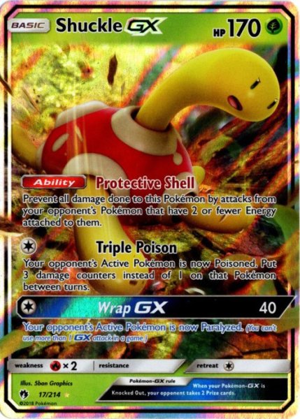 画像1: ツボツボGX　海外版 英語版　Shuckle GX - 17/214 - (1)