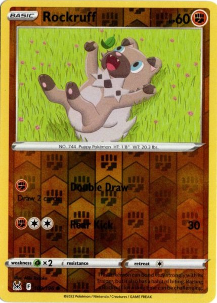 画像1: イワンコ　海外版 英語版　リバホロ　Rockruff - 109/196 - (1)