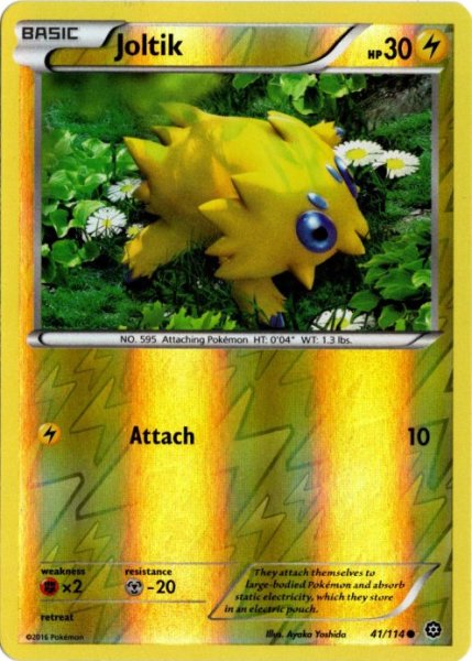 画像1: バチュル　海外版 英語版　リバホロ　Joltik - 41/114 - (1)