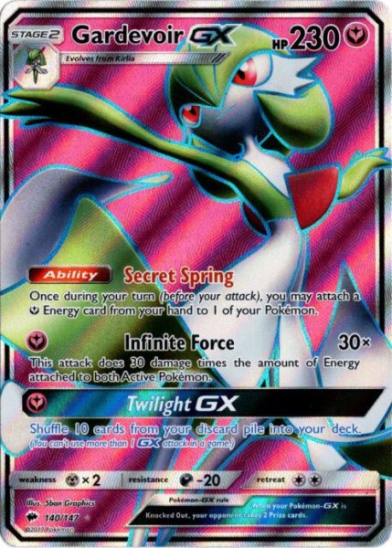 画像1: サーナイトGX　SR　海外版 英語版　Gardevoir GX - 140/147 - (1)