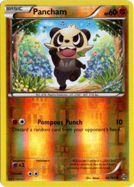 画像1: ヤンチャム　海外版 英語版　リバホロ　Pancham - 86/162 - (1)