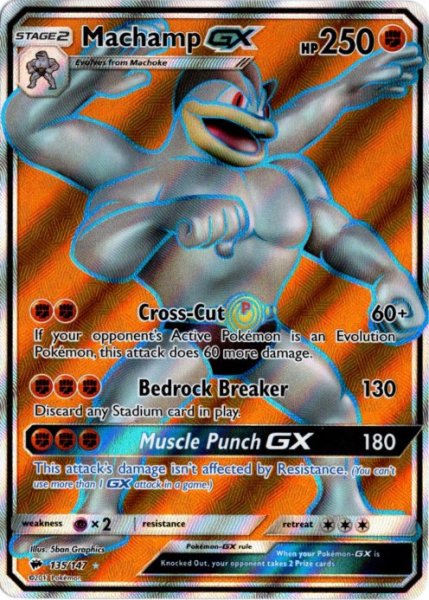 画像1: カイリキーGX　SR　海外版 英語版　Machamp GX - 135/147 - (1)