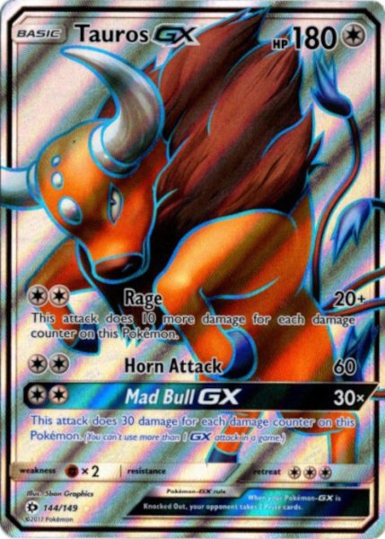 画像1: ケンタロスGX　SR　海外版 英語版　Tauros GX - 144/149 - (1)