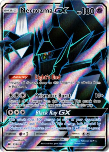 画像1: ネクロズマGX　SR　海外版 英語版　Necrozma GX - 134/147 - (1)