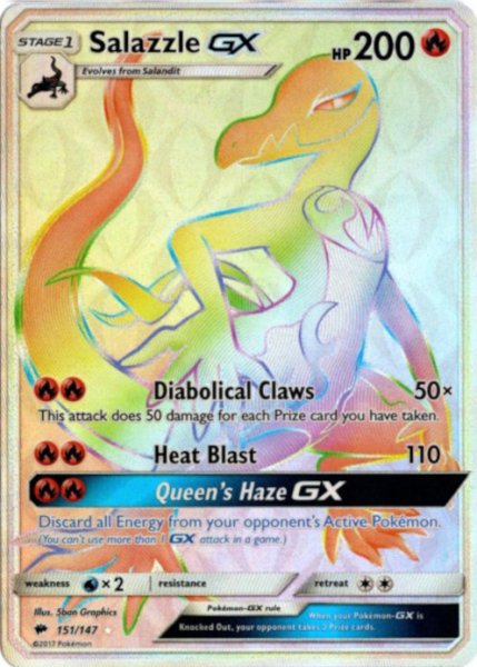 画像1: エンニュートGX　HR　海外版 英語版　Salazzle GX - 151/147 - (1)