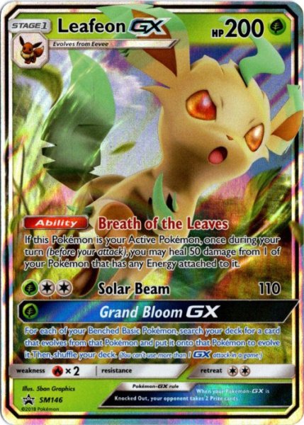 画像1: リーフィアGX　海外版 英語版　プロモ　Leafeon GX - SM146 - (1)