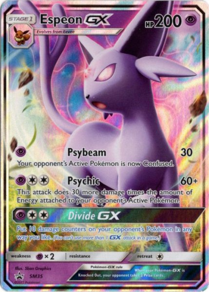 画像1: エーフィGX　海外版 英語版　プロモ　Espeon GX - SM35 - (1)