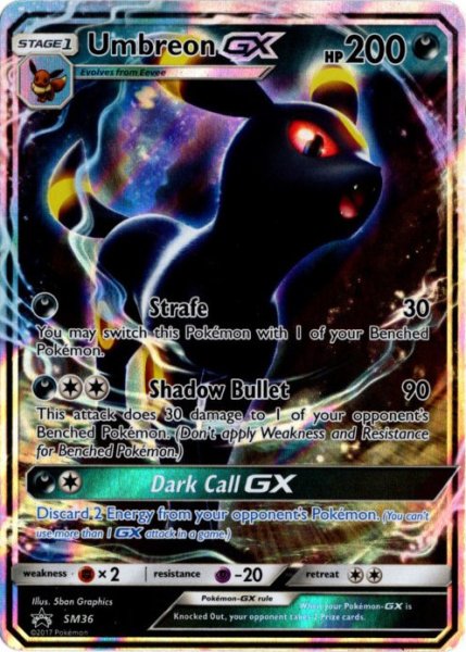 画像1: ブラッキーGX　海外版 英語版　プロモ　Umbreon GX - SM36 - (1)