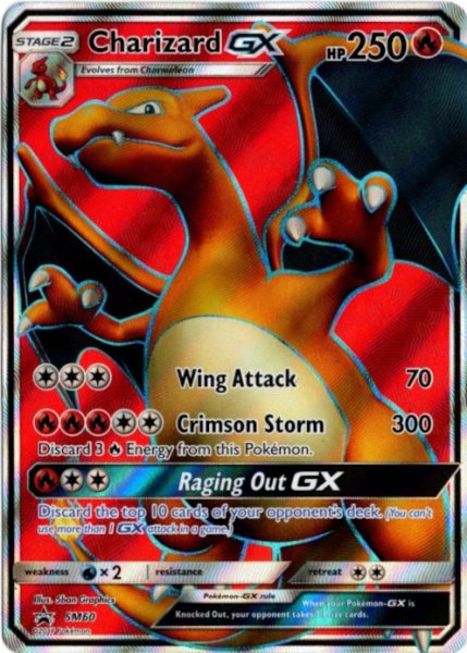 画像1: リザードンGX　SR　海外版 英語版　プロモ　Charizard GX - SM60 - (1)