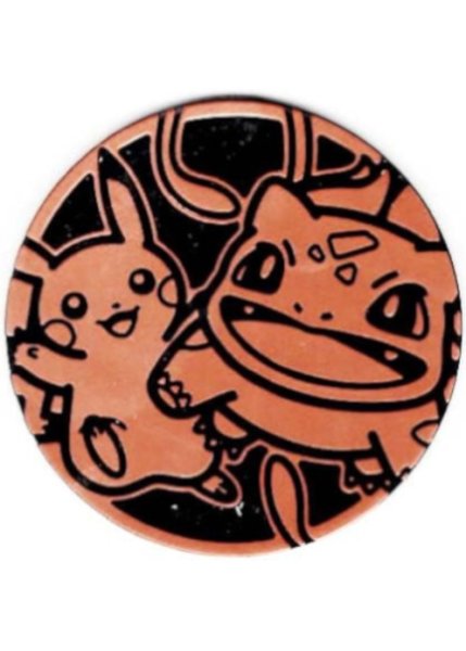 画像1: ピカチュウ フシギダネ　ジャンボコイン　Pikachu Bulbasaur Coin (1)