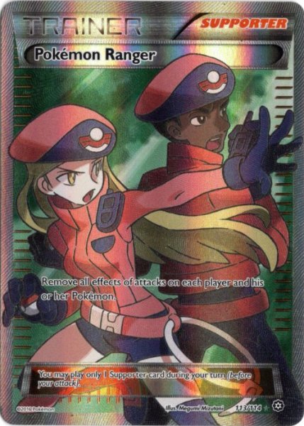 画像1: ポケモンレンジャー　SR　海外版 英語版　プロモ　Pokemon Ranger - 113/114 - (1)