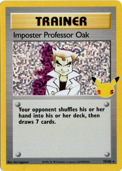 画像1: にせオーキドはかせ　海外版 英語版　25th　Imposter Professor Oak - 73/102 - (1)